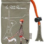 ZAZAZOU Etui Promenade Parisienne na telefon lub MP3
